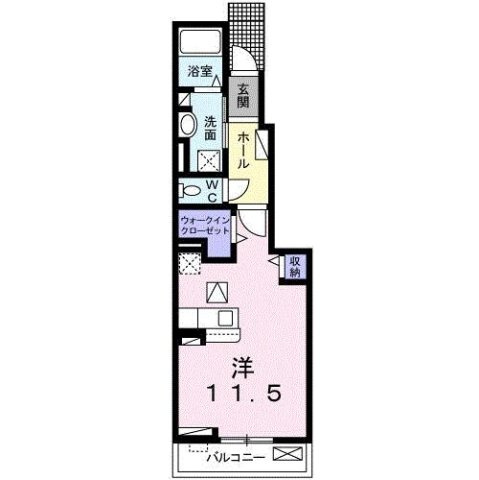 ハウス夢みのの間取り