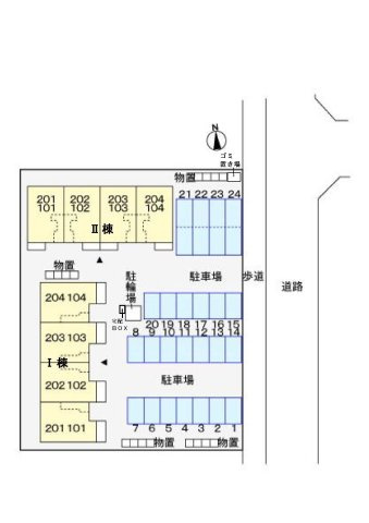 サニー　セイバリ　Ⅰの駐車場