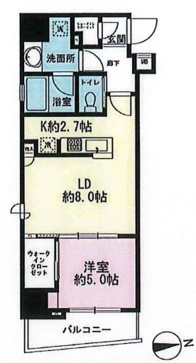 クレイシア秋葉原ラグゼスウィートの間取り