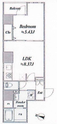 オークレスト板橋本町の間取り