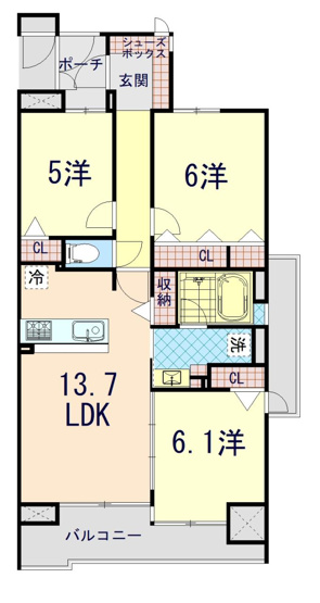 【間取り】 | アルファステイツ高知駅前