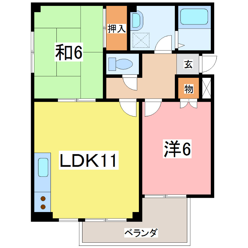 サンテラスエイトの間取り