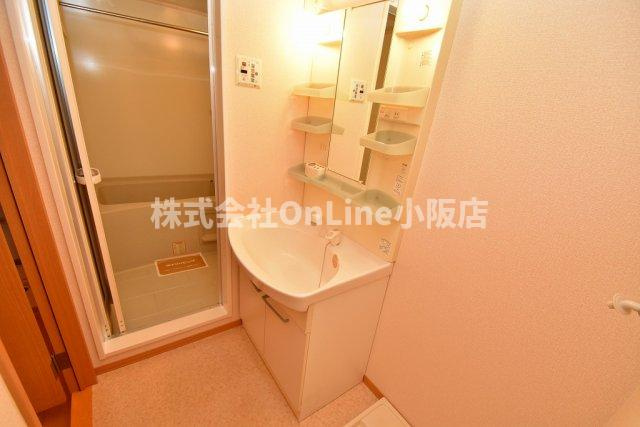 カーサ・エクレールB棟の独立洗面台