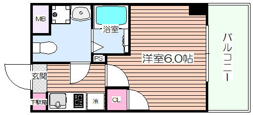 【間取り】 | プレサンス天満ステーションフロント