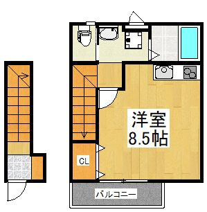 メルベージュ の間取り
