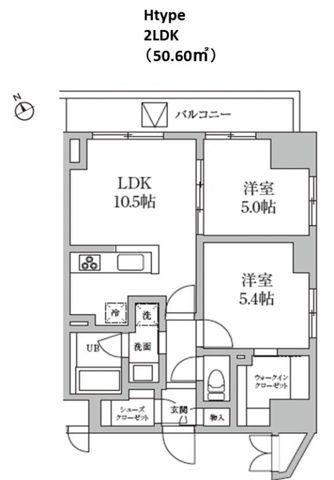 レジディア日本橋馬喰町Ⅱの間取り