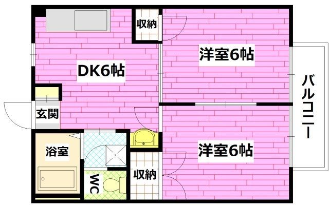 コーポ安芸の間取り