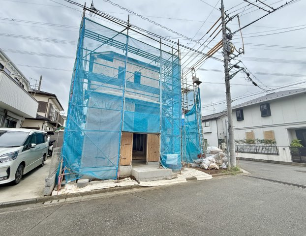 川越市今福730番の前面道路含む現地写真