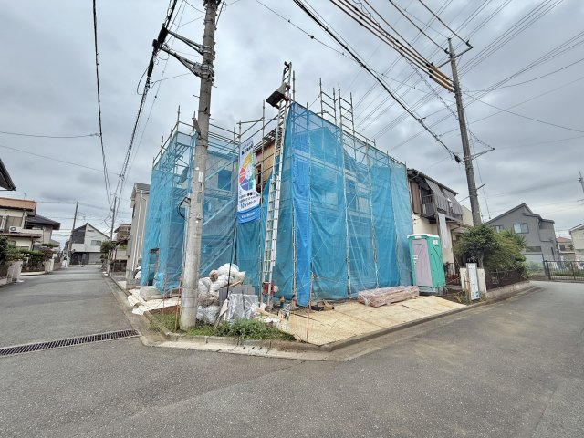 川越市今福730番の前面道路含む現地写真