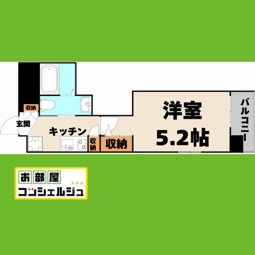 エステムコート名古屋泉プラチナムゲートの間取り