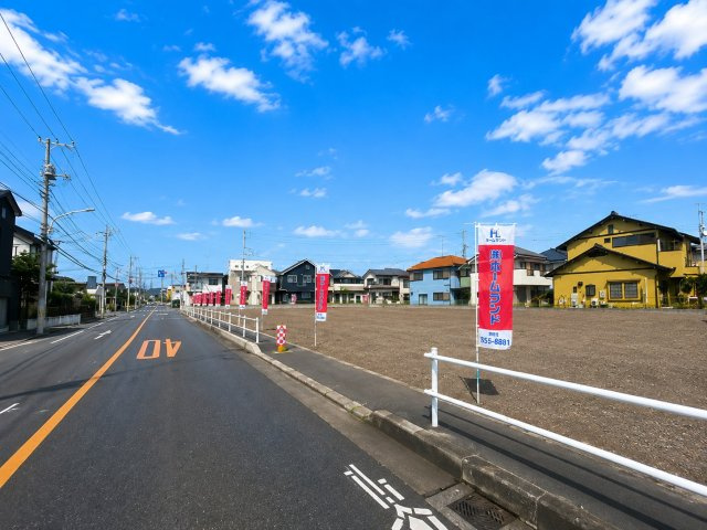 【前面道路含む現地写真】 | 武蔵村山市伊奈平6丁目　第２期　全8区画