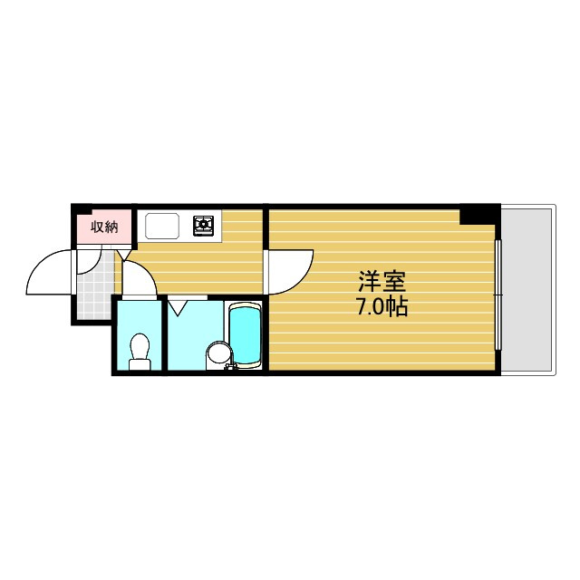 シャルム橋本Ⅲの間取り
