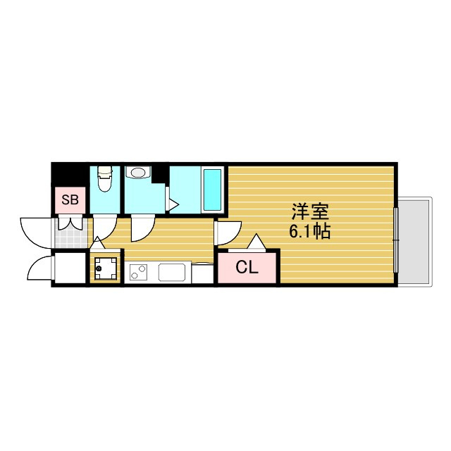 メインステージ新大阪の間取り