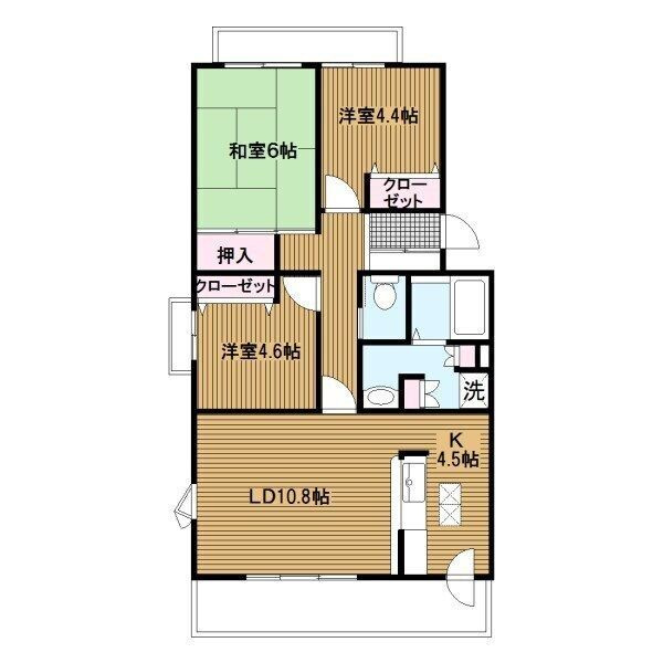 オクトス市ヶ尾の間取り