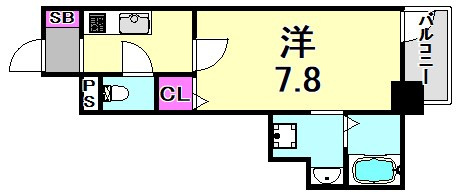 W-Style神戸の間取り