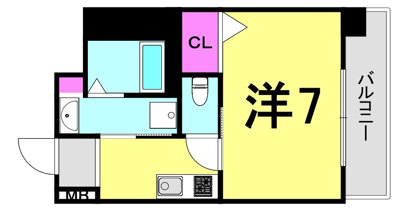 グランメール灘の間取り