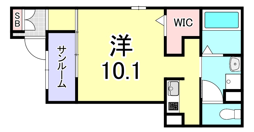 シエルフローラの間取り