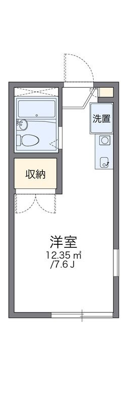 レオパレスこうべ山手の間取り