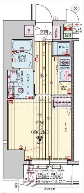 ファーストフィオーレ神戸元町の間取り