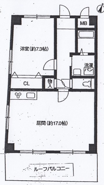 北野町ライトヒルズの間取り