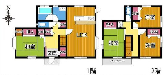 壬生町元町の間取り