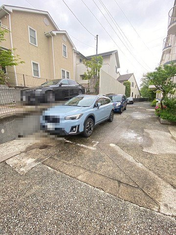 木津山ハウスの駐車場