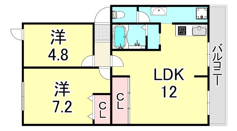 木津山ハウスの間取り