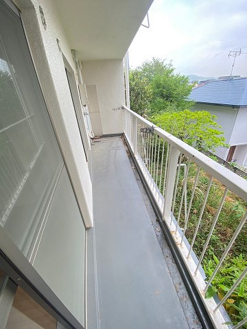 木津山ハウスのバルコニー