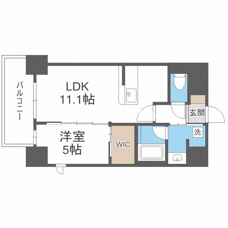 esteOeste難波元町の間取り