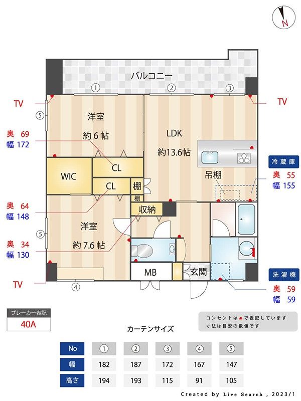 PRADO OHASHIの間取り