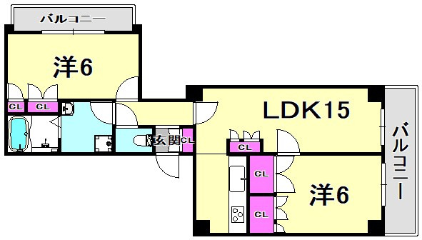 ハイツグラナダの間取り