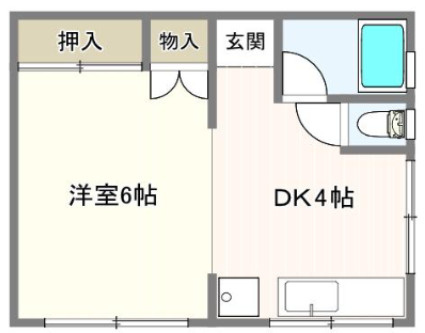 シエル中山手の間取り