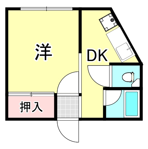 シエル中山手の間取り
