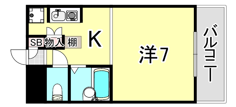 ペアコート仁川の間取り