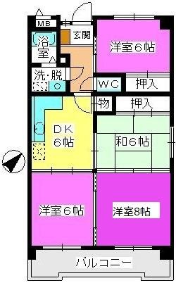 エスポワール空港通りの間取り