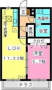 シャンテ城西の間取り