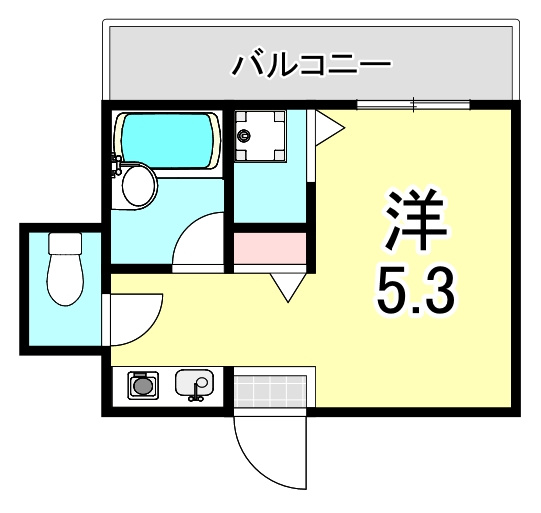 ブランシュ甲東園の間取り