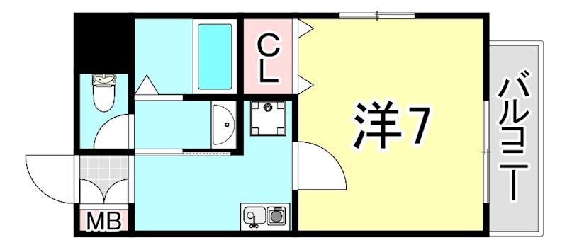 プレッツァ西宮の間取り