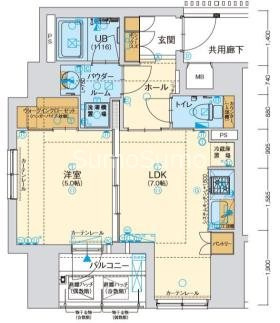 ファーストフィオーレ阿波座アクアの間取り