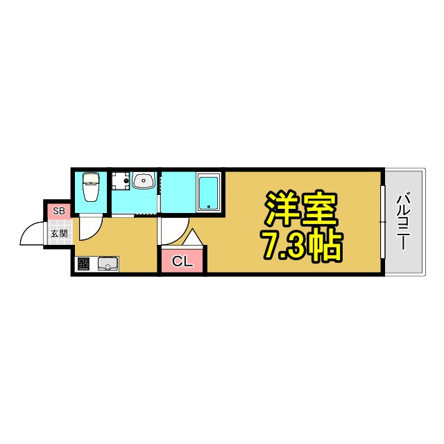 スペランツァⅡ都島の間取り