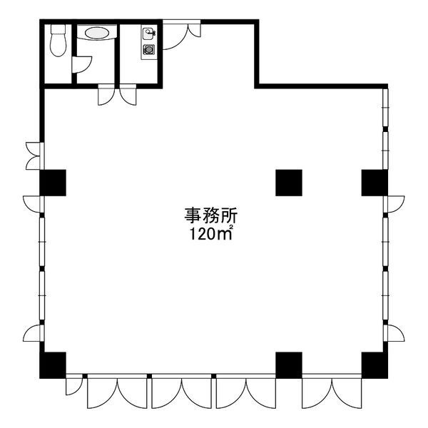 第二東昭ビル 【　オフィスおすすめ　】の間取り