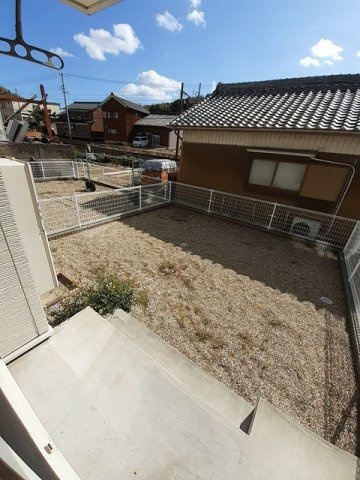 プリムラⅡのバルコニー|落ち着いた時間を過ごせるバルコニーです