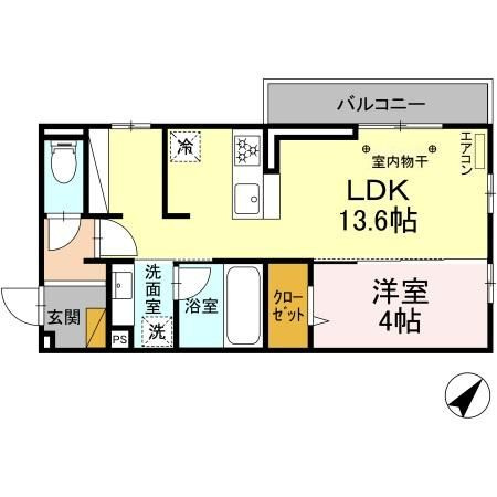 Stella 東平賀の間取り