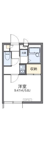 レオパレス白鳥の間取り