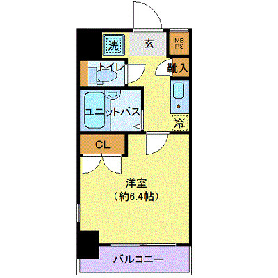 メインステージ門前仲町の間取り