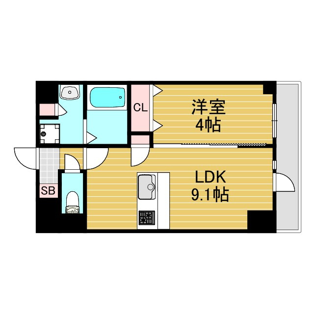 Dimus新大阪の間取り
