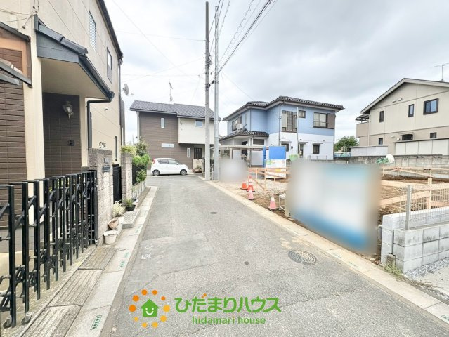 白岡市篠津3期　新築一戸建て　リーブルガーデンの前面道路含む現地写真|２０２６年９月１日　撮影