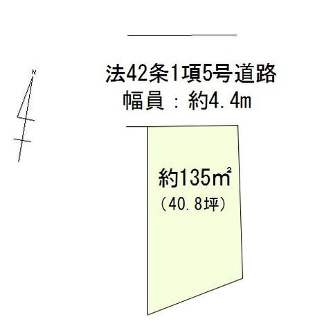 日高市原宿　売地の土地図