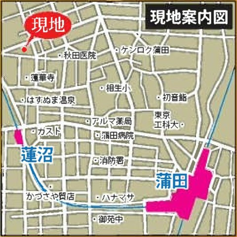 バーミープレイス西蒲田の地図