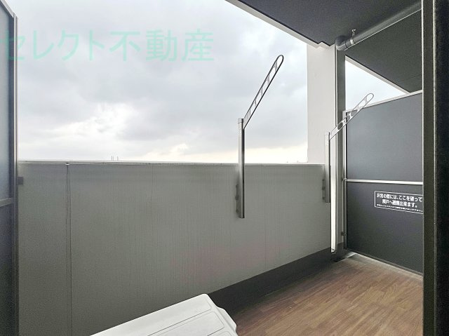 プロシード金山3のバルコニー
